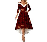 Générique Robe Soiree Femme - Robe De Soirée Élégante pour Un Dîner Festif Un Cocktail Une Soirée De Gala Et Une Tenue Fluide Et Confortable
