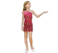 Générique Robe Sorcière Fille,Ma Première Tenue De Halloween pour Bébé Fille Enfant 2 Ans Costume Prison À Manches Longues Deguisement 3 Carnaval Et Noël Ensemble (Rouge,4-5 Ans)