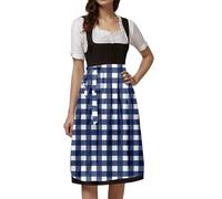 Générique Robe Traditionnelle Dirndl 2025 pour Femme Bière Manches Courtes Sexy Mini D'Octobre Carnaval Set Oktoberfest Jusqu'aux Vêtements Chic et légant Tenue d'occasions spéciales Fete