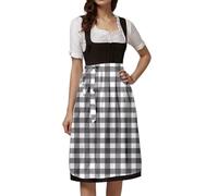 Générique Robe Traditionnelle Dirndl 2025 pour Femme Bière Manches Courtes Sexy Mini D'Octobre Carnaval Set Oktoberfest Jusqu'aux Vêtements Chic et légant Tenue d'occasions spéciales Fete