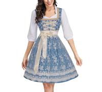 Générique Robe Traditionnelle Élégante Vetement Oktoberfest Femme Déguisement Bavarois Deguisement Moyen Age Tyrolienne Tenue Allemande Carnaval Set Dirndl Costume Alsacienne