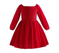 Générique Robes BéBé Fille, Robe Noel Enfant Ensemble De Bandeaux De NoëL Robe à Manches Longues Vetement Noel Bebe | Enfant Bébés Filles C'est Mon 1er / 2ème Anniversaire Princesse