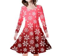 Générique Robes BéBé Fille, Tenue Noel Bebe Fille Robe en Tulle à Manches Longues DAY8 Robe Noël Bébé Cérémonie Princesse Manche Longue Noel Bebe Mere