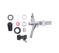 Générique Robinet à Bière en Acier Inoxydable, Matériau Durable 304, Distributeur De Liquide Réglable, Universel pour Bars Et Restaurants, Conception Compatible avec Les Fûts