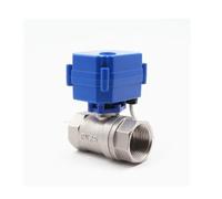 Générique Robinet à bille électrique bidirectionnel en acier inoxydable, vanne motorisée DN15 DN20 DN25 DC5V DC12V DC24V AC220V(DN25,DC24V_CR03)