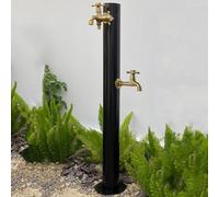 Générique Robinet d'arrosage Vertical extérieur à Double Bec, système d'irrigation Vertical pour Jardin et Cour, Solution d'arrosage indépendante pour Un Entretien Efficace du Jardin.