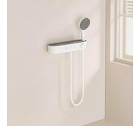 Générique Robinet de Baignoire Mural avec Douchette Mitigeur Cascade 5 Jets Monocommande Blanc