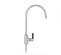 Générique Robinet de Cuisine 2 Points en Acier Inoxydable avec purificateur d'eau, Robinet d'évier 3 Points à col de Cygne monotrou avec Alimentation directe en Eau Potable, Finition brossée