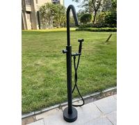 Générique Robinet de Jardin extérieur sur Pied, en Acier Inoxydable 304, avec Isolation antigel, arrivée d'eau par Le Bas ou Le côté, pour Cour, pelouse et terrasse.