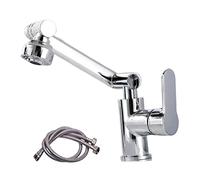 Générique Robinet D'évier, Mitigeur, Robinet de Baignoire, pour Salle de Bain, Hôtel, Restaurant Intérieur, Argent avec Pipe
