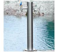 Générique Robinet d'extérieur en Acier Inoxydable pour l'arrosage et Le Lavage du Jardin, Support de Tuyau d'arrosage sur Pied - Fontaine Robuste de Style 3 pour Une Utilisation au Jardin