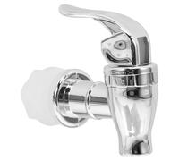 Générique Robinet pour Distributeur de Boissons Pratique en Polypropylène Alimentaire, Bec Verseur Argenté 16 Mm, Compatible Bouteilles en Verre, Distributeur D'eau Froide, Remplacement