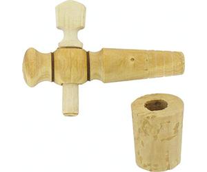 Générique Robinet vinaigrier Bois - 2,5 Pouces + Bouchon liège