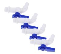 Générique Robinets D'eau Extérieurs et Raccord Étanche avec Poignée Ergonomique Lot de 4 1/2 Pouce en Plastique pour Machine à Laver et Arrosage Extérieur