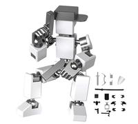 Générique Robot Action Figure Flexible Jointed Bot Painting Model Display | Multi-Articulated Changeable Body Assembly | Desktop Decoration Photography Props Drawing Sketching Display Unit