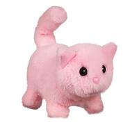 Générique Robot Cat Kids, Realistic Plush Electronic Kitten Toy, Interactive Robotic Pet with Movements and Sounds, Ideal for Boys, Girls, Comfort Companion, 19x11x17cm