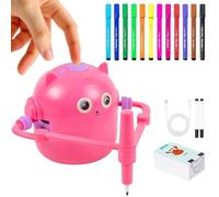 Générique Robot de Dessin avec Cartes,Guidance Vocale Interactive,Machine Intelligente de Dessin Automatique - pour 5 Ans et Plus - Maison École Fête - Filles Garçons