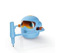 Générique Robot Dessinateur Enfant, Robot de Dessin Qui Dessine Tout Seul Rechargeable,Le Compagnon éducatif Qui Fait Aimer Le Dessin,développe la créativité sans écran (Blue)
