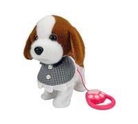 Générique Robot Dog Plush - Stuffed Animal Toy with Licking Tongue, Musical Features, Interactive Puppy for Kids, Girls, Youth, Birthday, Indoor Play, Bedroom, Living Room, Home, Travel, Garden