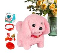 Générique Robot Dog, Realistic Robot Puppy, Interactive Plush Pet, Walking, Barking & Tail Wagging, Electronic Stuffed Animal, for Kids & Adults, Safe & Resistant Design, Ideal for All, 1-Pack