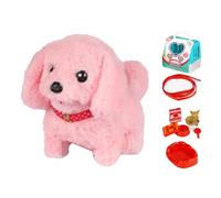 Générique Robot Dog, Realistic Robot Puppy That Acts Like A Real Puppy, Plush Interactive Electronic Stuffed Animal, Walking, Barking, Tail Wagging Pet for Kids and Adults, 17x15cm