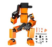 Générique Robot Figure - 3D Printed Robots Action Figure | Movable Joints, Individualized Assembly | Flexible Changeable Robot Toy for Desktop, Friends, Collectors | Fun Interactive Decoration