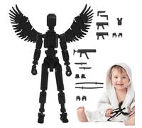 Générique Robot Mobile Multi-articulations - Figure imprimée en 3D - Jouet Mobile Multi-articulations, Figurines d'action Multi-articulaires pour et Adultes