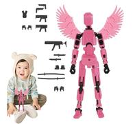 Générique Robot Mobile Multi Articulé - Stylish, Figurines Mobiles Articulaires, Figure imprimée en 3D, Jouet de Bureau articulations d'action | Multipurpose Outdoor Indoor Utility Versatile