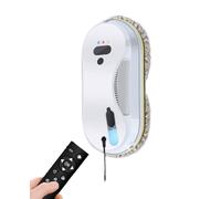 Générique Robot Nettoyeur de Vitres Automatique avec Pulvérisateur Intégré, Robot Laveur de vitres, avec Télécommande, Navigation Intelligente, Détection des Bords, 10 Lingettes Lavables