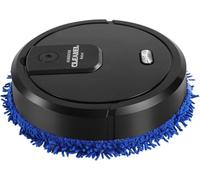 Générique Robot Vacuum and Mop Combo, Robot Vacuums 3 in 1,Intelligent Navigation,Ultra-Thin Silent,Obstacle Avoidance ＆Tangle-Free,Ideal for Hard Floor, Pet Hair, Low Pile -Noir2
