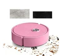 Générique Robot Vacuum - Robotic Vacuum Cleaner, Automatic Smart Rechargeable, Floor Robot Vacuums Cleaning Machine for Home Office Apartment Living Room Kitchen