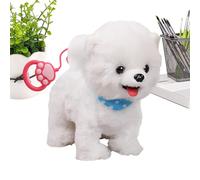 Générique Robotic Dog | 11.02In Realistic Stuffed Puppy Toy Walking Barking Interactive Plush Velvet Electronic Pretend Play Pet Companion | Kids Home Classroom Bedroom Birthday Holiday