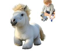Générique Robotic Horse for Kids - Electric Walking Interactive Plush Toy | Smart Simulation Robotic Pet | Realistic Electronic Horse for Boys Girls Birthday Playtime Learning
