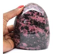 Générique Roche en Rhodonite de 1300 grammes et 115 millimètres, Minéral Rhodonite de Madagascar, 100% Authentique, Exemplaire Rare, Pierre décorative, Pierre de Soin