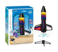 Générique Rocket Toy for Kids - Exciting LED Light-Up | Launching Rocket with Parachute Stand ABS | for Parent-Child Interaction Students Outdoor Science Learning Sports Game Group Activity