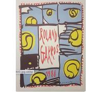 Générique ROLAND GARROS 1988 Affiche Poster Reproduction - Format 50X70 cm sur Papier Luxe 300 GR. Qualité supérieure. Tous formats possibles. Nous Contacter.