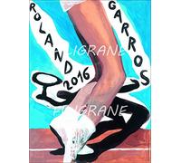 Générique Roland Garros 2016 Tennis - Belle Affiche Originale 60x80cm Neuve sans défauts