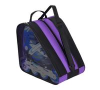 Générique Roller Skate Bag - Multi-Pockets Adjustable Strap Breathable Mesh