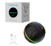 Générique Rolling Ball Dog Toy, USB Rechargeable Interactive Pet Ball, 2.62 inches Automatic Dog Enrichment Toy, Fun Exercise Toy for Small and Medium Dogs, Indoor & Outdoor Use