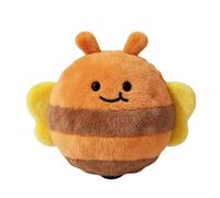 Générique Rolling Dog Toy - Plush Chewing Ball for Active Pets | Cloth with Thermoplastic Rubber Core, Lightweight 24g Play Ball, Interactive Puppy Game for Home Training Indoor Outdoor Boredom