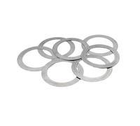 Générique Rondelle Plate en Acier Inoxydable, épaisseur 1,0 mm, Joint Ultra Fin, Joint de réglage de précision M3-M60 SUS304(18x25x1 (20pcs))