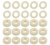 Générique Rondelles en Feutre de Laine 20X5X5 MM Kit de 100 Pièces Rondelle D’Huile Absorbante pour Joints Mécaniques Bouchon de Vidange Pièces de Rechange pour Pompes et Moteurs