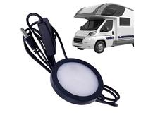 Générique Rondelles Lumineuses LED - Éclairage d'armoire | Spot Rond - Lampe montée en sous comptoir, éclairage Mural, Chambre à Coucher, Cuisine, Salon, Camping-Car, Armoire, Armoire à vin