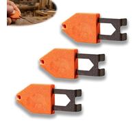 Générique Rope Anchor Hook with One-Handed Fixing Power - Heavy Duty Carpentry Tools & Accessories for Secure Anchoring, Adjustable, Durable for DIY Projects, Outdoor & Home Use (3pcs)