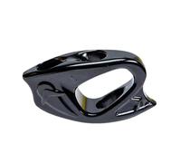 Générique Rope Ascender Auto-freinant Ajusteur pour Corde Mousqueton Antichute Pince de Montée Aluminium pour Protection Lors d'escalade Entraînement S, Noir