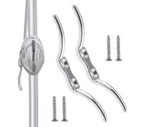 Générique Rope Cleat - Compact Stainless Steel Marine Berth Accessories, Cleats for Dock Heavy Duty Boat Mooring Cleat for Maritime Decks Piers Kayak Rope Tie Down Hardware Resistant