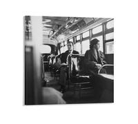 Générique Rosa Parks Poster 3 œuvres d'art sur toile - Impression sur toile - Décoration murale - Cadre sans cadre - 30 x 30 cm