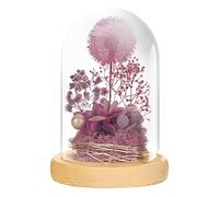 Générique Rose Eternelle Fleur Eternel,Faux Rose Abat Jour En Verre Led Rose Eternelle Rose Cadeau Anniversaire Maman Fleur Artificielle Cadeau Pour Femme Maman MèRe Grand-MèRe NoëL （Bleu）
