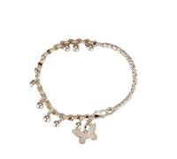 Générique Rose Plaqué Naturelle Anneaux Girls Small B All S Ummer All Bracelet Valentine's Day Jewelry G Ift Phrases Mm Bracelet Bracelet Anneaux (Silver, One Size)
