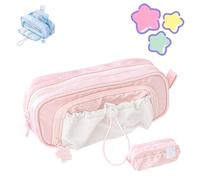 Générique Rosy Posy Pencil Case 2025 New RosyPosy Kawaii Pencil Case Big Capacity Cute Aesthetic Pouch Holder Drawstring Pen Case (Pink)